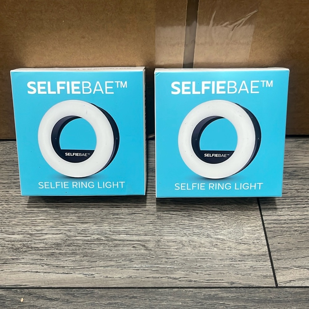 Selfie light for iPhone iPad set of 2